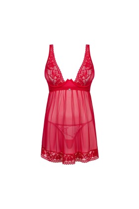 Lacelove Babydoll & Tanga rot von Obsessive kaufen | Fesselliebe