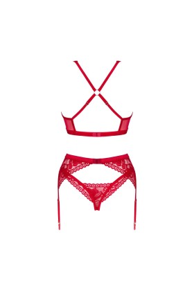 Lacelove 3er Set rot von Obsessive kaufen | Fesselliebe