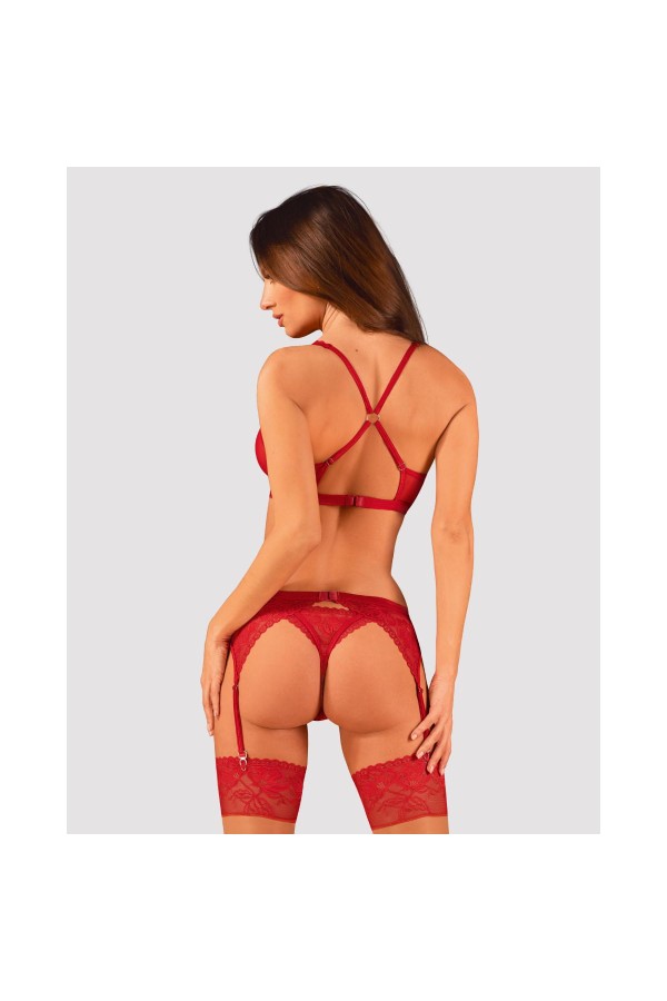 Lacelove 3er Set rot von Obsessive kaufen | Fesselliebe