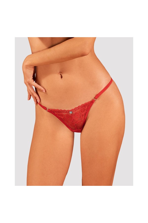 Lacelove Tanga rot von Obsessive kaufen | Fesselliebe