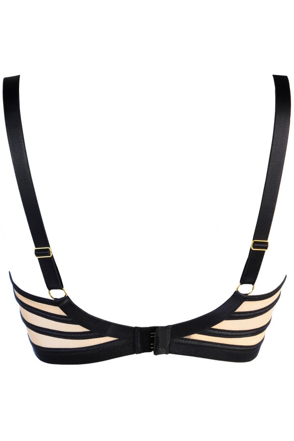 BH Schwarz-beige V-10551 von Axami kaufen | Fesselliebe