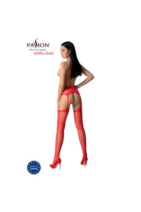 Strumpfhose offen (ouvert Strumpfhose) rot S028 von Passion-Exklusiv kaufen | Fesselliebe