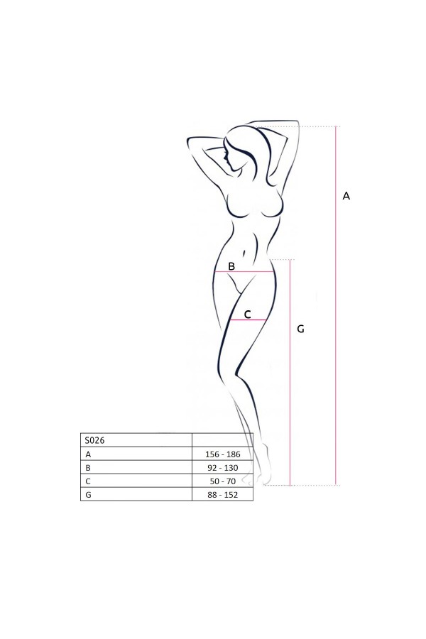 Strumpfhose offen (ouvert Strumpfhose) rot S026 von Passion-Exklusiv kaufen | Fesselliebe