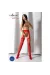 Strumpfhose offen (ouvert Strumpfhose) rot S026 von Passion-Exklusiv