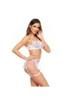 Peony 3-tlg. Dessous Set weiss von Beauty Night kaufen - Fesselliebe