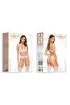 Rose 3-tlg. Dessous-Set von Beauty Night Fashion weiß kaufen - Fesselliebe