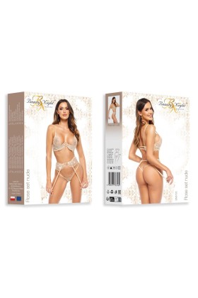 Rose 3er Set Nude von Beauty Night Fashion kaufen | Fesselliebe