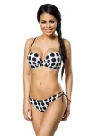 Push-Up-Bikini-Set weiß/schwarz kaufen - Fesselliebe