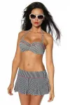 Push-Up Bikini-Set schwarz/weiß/rot kaufen - Fesselliebe