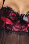 Babydoll mit gepolsterten Cups schwarz kaufen - Fesselliebe