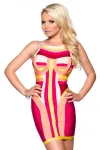 Echts Bandage-Shape-Kleid bunt kaufen - Fesselliebe