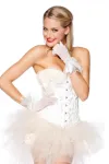 Burlesque-Corsage creme kaufen - Fesselliebe