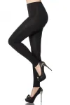 Leggings mit Spitzeneinsatz schwarz kaufen - Fesselliebe