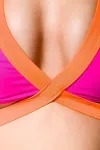 farbenfroher Bikini pink/orange/blau kaufen - Fesselliebe