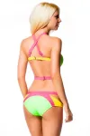 farbenfroher Bikini grün/pink/gelb kaufen - Fesselliebe