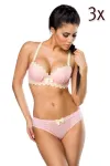 BH-Set im 3er Pack rosa/beige kaufen - Fesselliebe