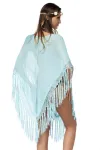 Strick-Poncho blau kaufen - Fesselliebe