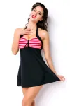 Swimdress schwarz/rot/weiß kaufen - Fesselliebe