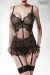 2-teiliges Lingerie-Corsagen-Set von Grey Velvet schwarz von Grey Velvet