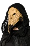 Pestarzt Maske creme/schwarz von Mask Paradise kaufen - Fesselliebe