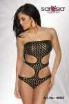 Monokini schwarz/gold von Saresia kaufen - Fesselliebe