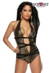 Monokini gold/schwarz von Saresia kaufen - Fesselliebe