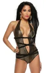 Monokini gold/schwarz von Saresia kaufen - Fesselliebe