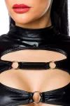 Wetlook-Set schwarz von Saresia kaufen - Fesselliebe