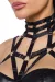 Harness-Wetlook-Set mit Rock schwarz von Saresia