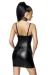 Harness-Wetlook-Minikleid schwarz von Saresia