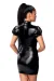 Wetlook Dress schwarz von Saresia