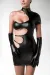 Cut out Minikleid von Grey Velvet schwarz von Grey Velvet