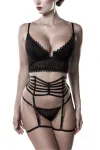 Erotik-Set von Grey Velvet schwarz von Grey Velvet kaufen - Fesselliebe