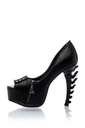 Peep-toe-Pumps schwarz von Ocultica kaufen - Fesselliebe