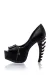 Peep-toe-Pumps schwarz von Ocultica