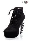 High Heel Ankle Boots schwarz von Ocultica kaufen - Fesselliebe