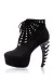 High Heel Ankle Boots schwarz von Ocultica