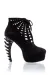 High Heel Ankle Boots schwarz von Ocultica