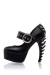 Gothic Plateau-Pumps schwarz von Ocultica kaufen - Fesselliebe