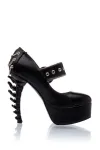 Gothic Plateau-Pumps schwarz von Ocultica kaufen - Fesselliebe