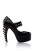 Gothic Plateau-Pumps schwarz von Ocultica