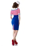 Marinekleid blau/rot/weiß von Belsira kaufen - Fesselliebe