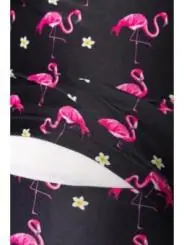 Vintage-Badeanzug schwarz/rosa von Belsira kaufen - Fesselliebe