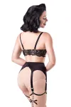 3-teiliges BH-Set von Belsira beige/schwarz von Belsira kaufen - Fesselliebe