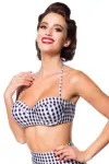 Vintage Bikinioberteil schwarz/weiß von Belsira kaufen - Fesselliebe