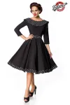 Belsira Premium Swing-Kleid schwarz/weiß von Belsira kaufen - Fesselliebe