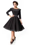 Belsira Premium Swing-Kleid schwarz/weiß von Belsira kaufen - Fesselliebe