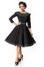 Belsira Premium Swing-Kleid schwarz/weiß von Belsira