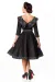 Belsira Premium Swing-Kleid schwarz/weiß von Belsira