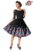 Belsira Premium besticktes Swing-Kleid schwarz von Belsira